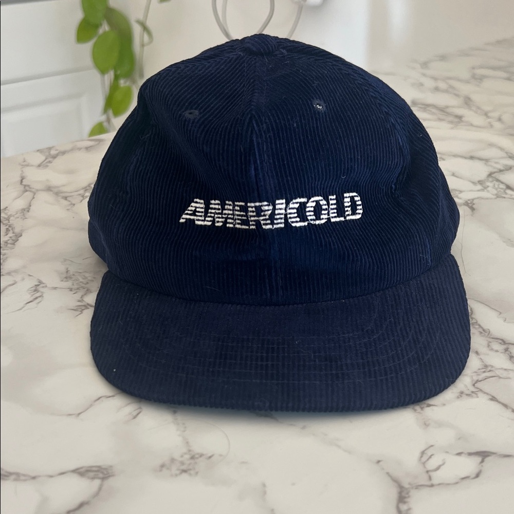 Americold Navy Corduroy Cap